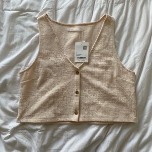 SOLD - OAK + FORT Knit Vest